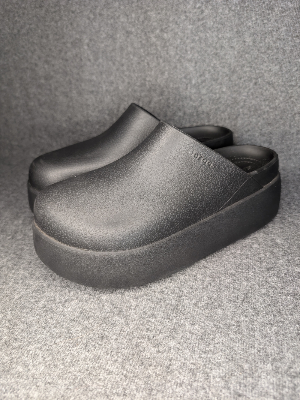 CROCS Black Dylan Platform Clogs for Women